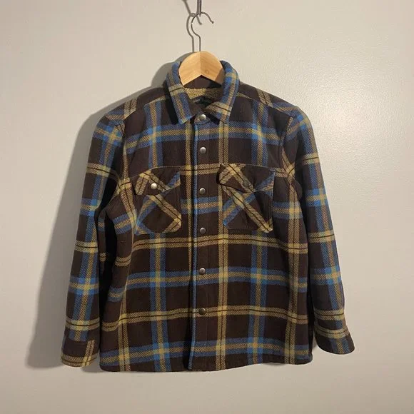 Freedom Foundry Sherpa Line Flannel Jacket Boy's Size M (10-12) - Picture 3 of 12